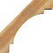 Ekena Millwork 6"W x 22"D x 22"H Merced Rough Sawn Knee Brace, Western Red Cedar BRC06X22X22MRC00RWR - alternate 2